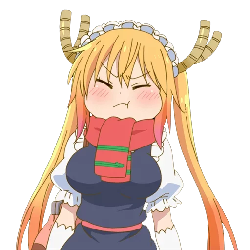 Sticker from the "Maid Dragon" sticker pack