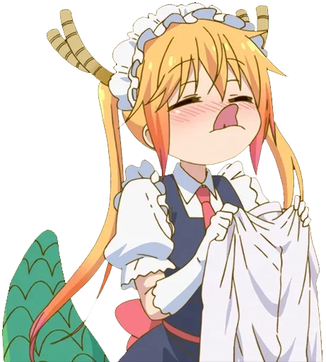 Sticker from the "Maid Dragon" sticker pack