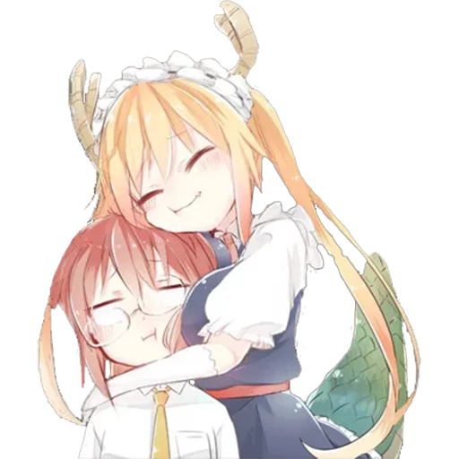 Sticker from the "Maid Dragon" sticker pack