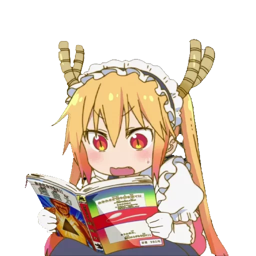 Sticker from the "Maid Dragon" sticker pack