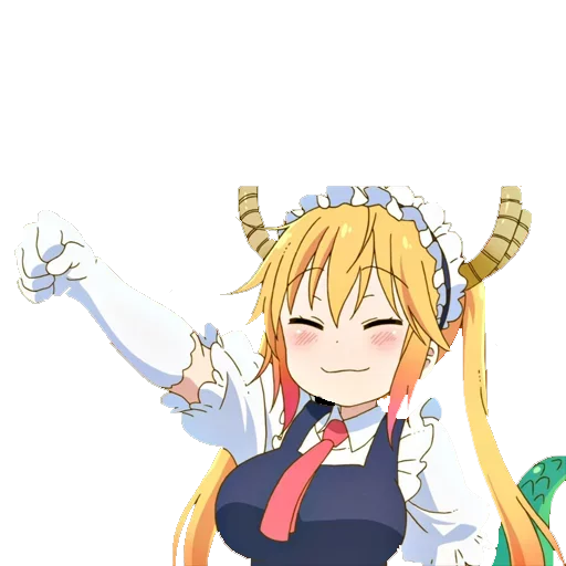 Sticker from the "Maid Dragon" sticker pack