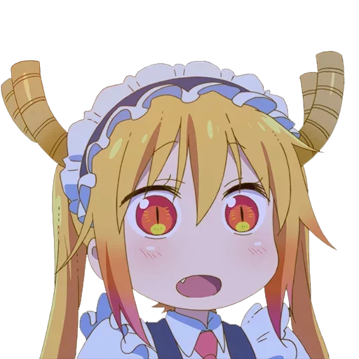 Sticker from the "Maid Dragon" sticker pack