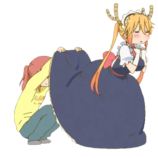 Sticker from the "Maid Dragon" sticker pack