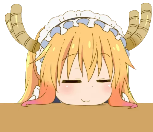 Sticker from the "Maid Dragon" sticker pack