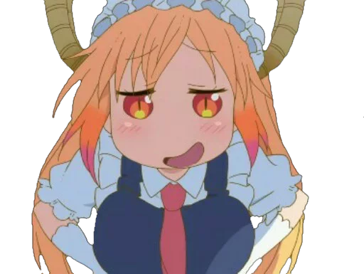 Sticker from the "Maid Dragon" sticker pack