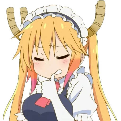 Sticker from the "Maid Dragon" sticker pack