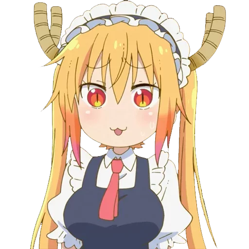 Стикер из набора "Maid Dragon"