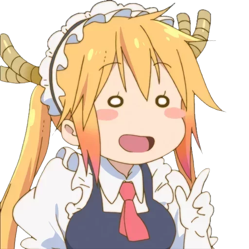 Sticker from the "Maid Dragon" sticker pack