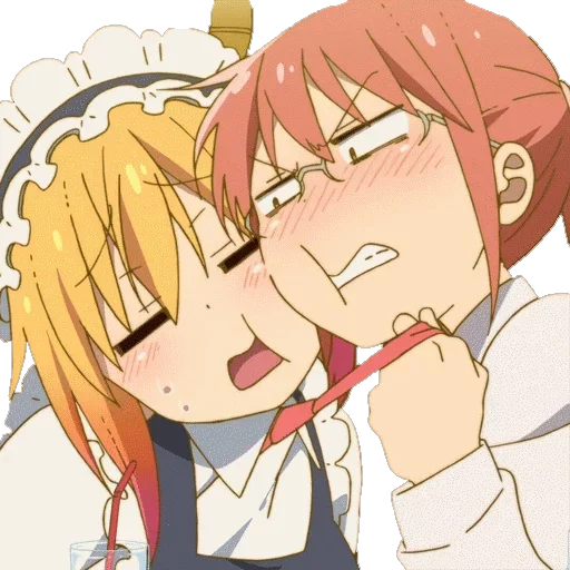 Sticker from the "Maid Dragon" sticker pack