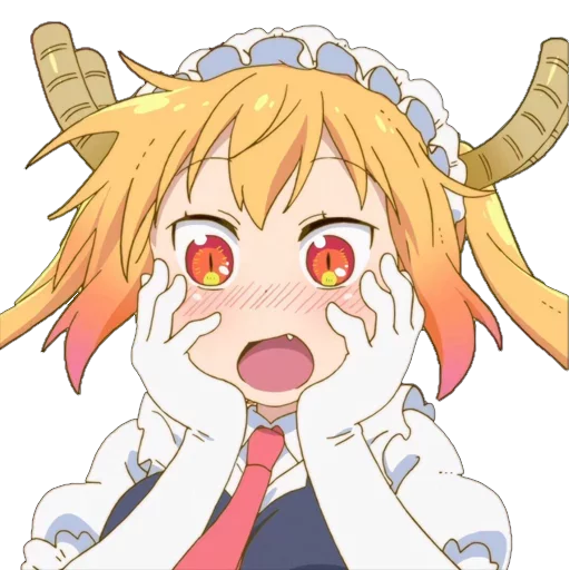 Sticker from the "Maid Dragon" sticker pack