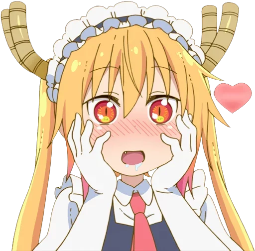 Sticker from the "Maid Dragon" sticker pack