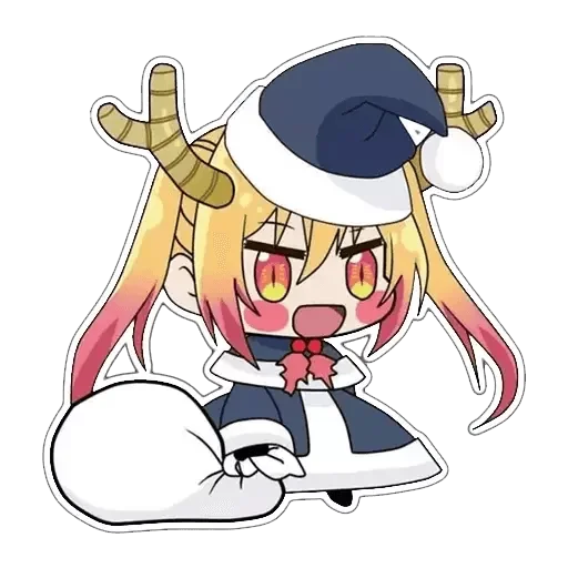 Sticker from the "Maid Dragon" sticker pack