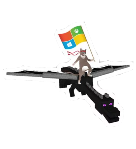 Sticker from the "Windows Insider: NinjaCat" sticker pack