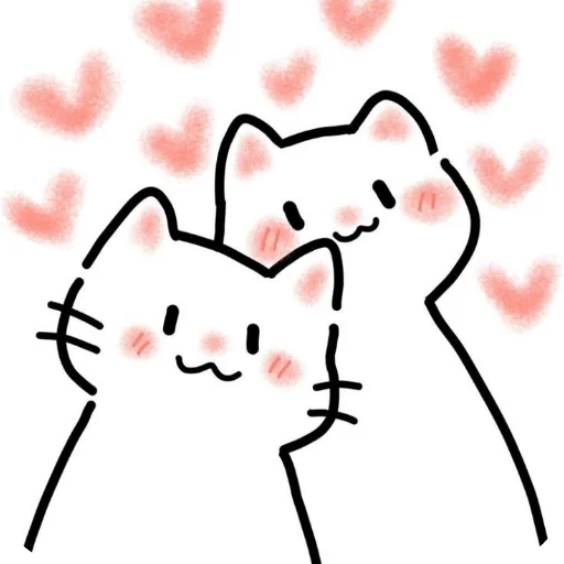 Sticker from the "Cute cats" sticker pack