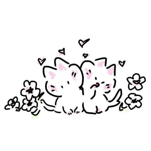 Sticker from the "Cute cats" sticker pack