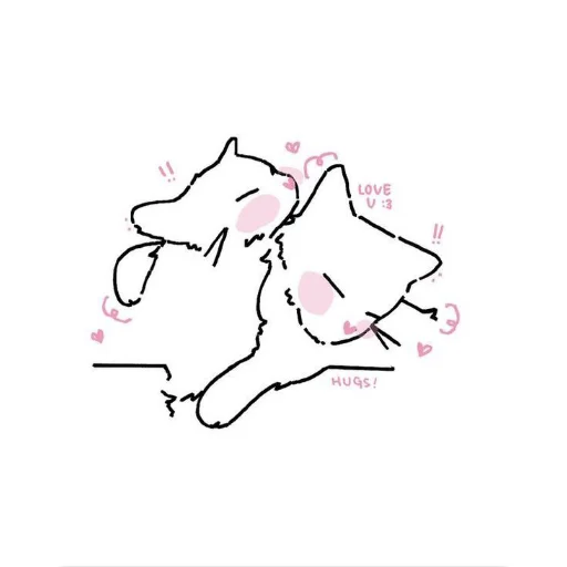 Sticker from the "Cute cats" sticker pack