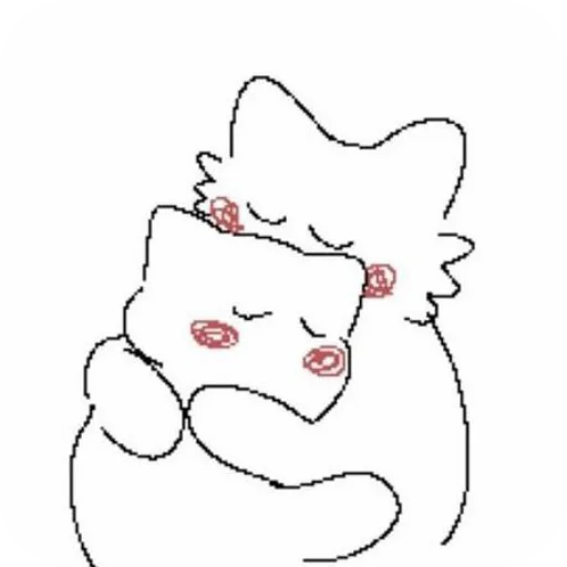 Sticker from the "Cute cats" sticker pack