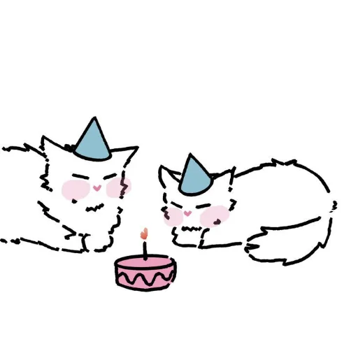 Sticker from the "Cute cats" sticker pack