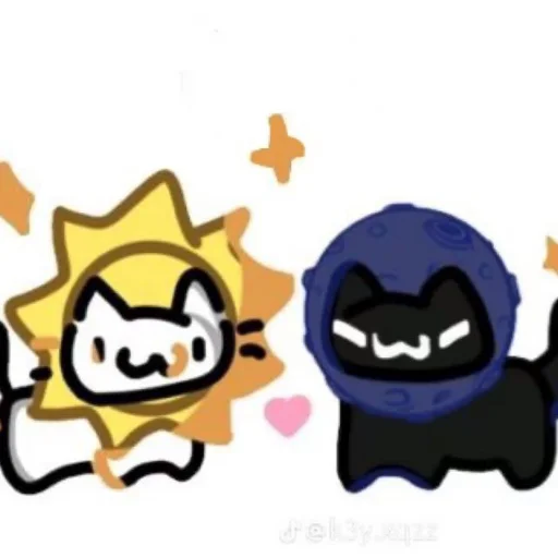 Sticker from the "Cute cats" sticker pack