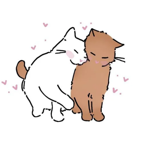 Sticker from the "Cute cats" sticker pack