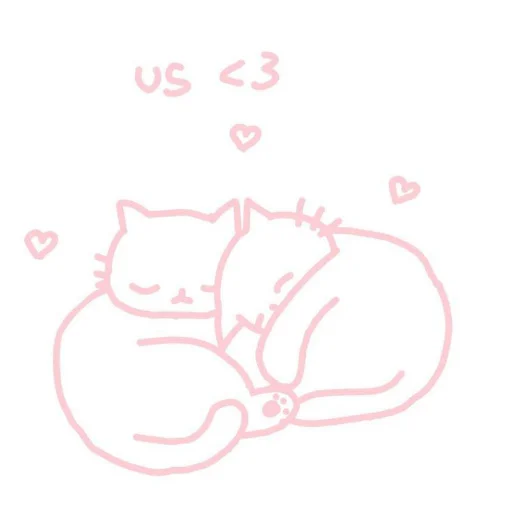 Sticker from the "Cute cats" sticker pack