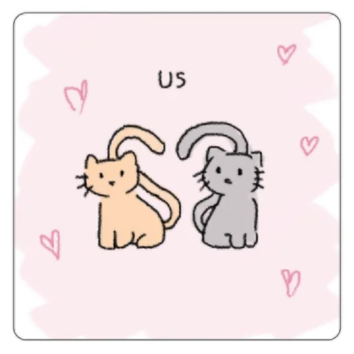 Sticker from the "Cute cats" sticker pack