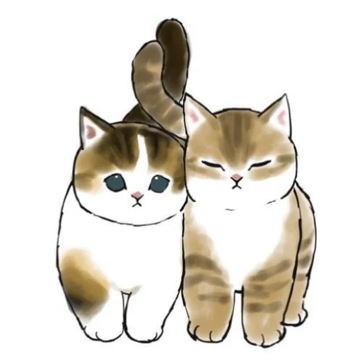 Sticker from the "Cute cats" sticker pack