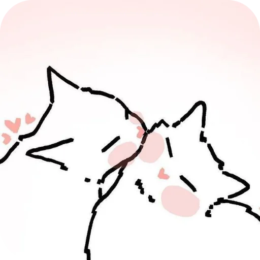 Sticker from the "Cute cats" sticker pack