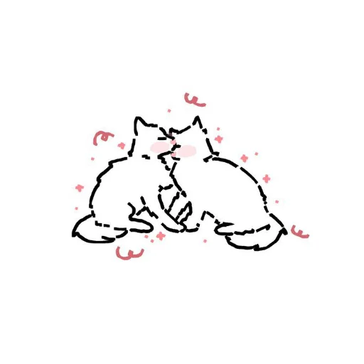 Sticker from the "Cute cats" sticker pack