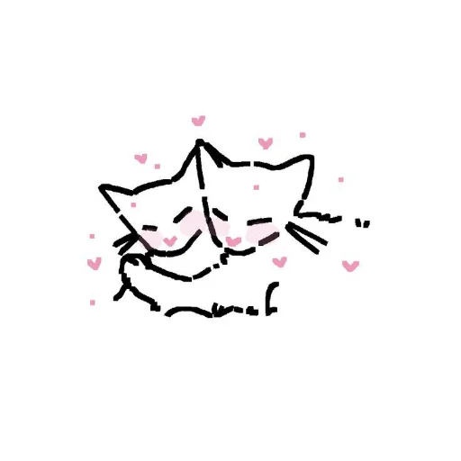 Sticker from the "Cute cats" sticker pack