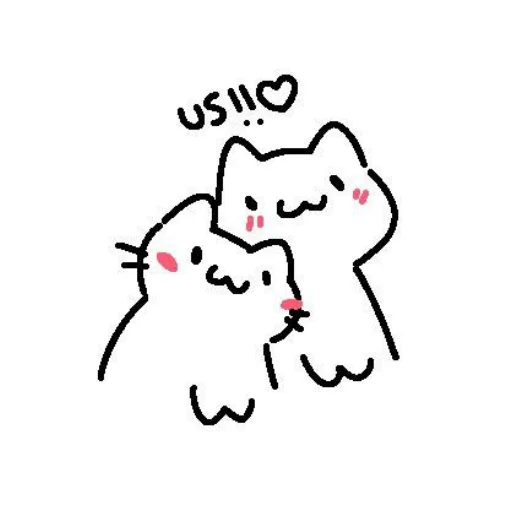 Sticker from the "Cute cats" sticker pack