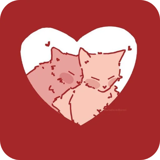 Sticker from the "Cute cats" sticker pack