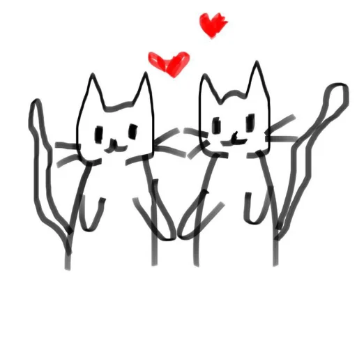 Sticker from the "Cute cats" sticker pack