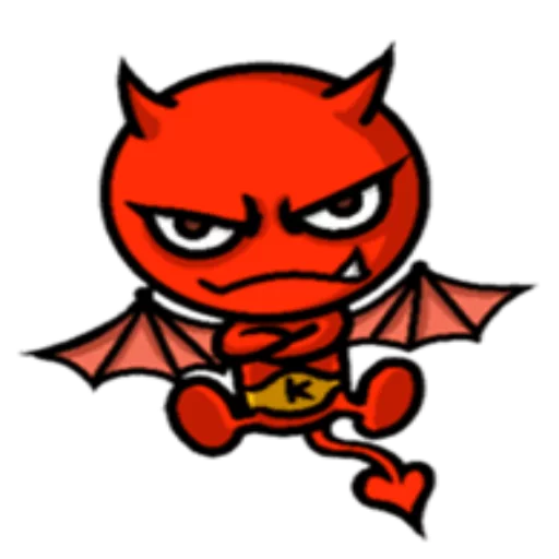 Sticker Funny Devil