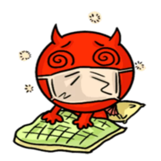 Sticker from the "Funny Devil" sticker pack