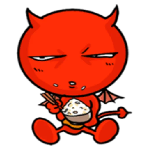 Sticker from the "Funny Devil" sticker pack