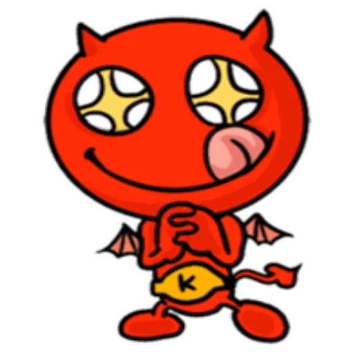 Sticker from the "Funny Devil" sticker pack