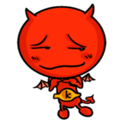 Sticker from the "Funny Devil" sticker pack