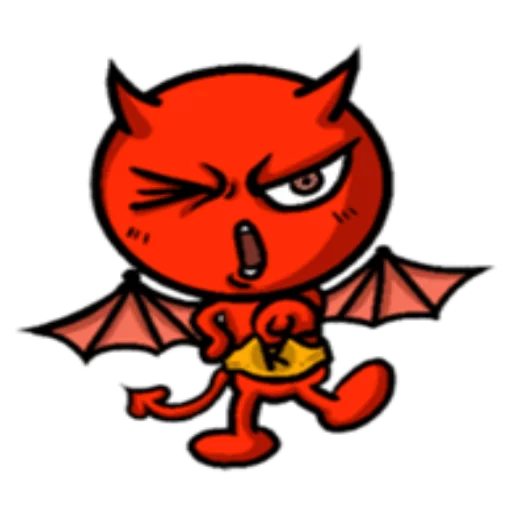 Sticker Funny Devil