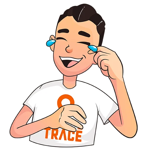 Sticker from the "TRACE Meta verse" sticker pack