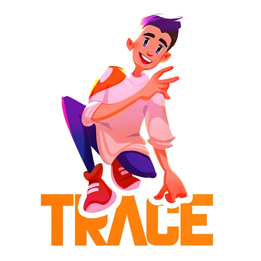 Sticker from the "TRACE Meta verse" sticker pack