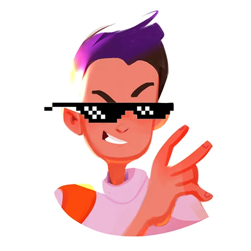 Sticker from the "TRACE Meta verse" sticker pack