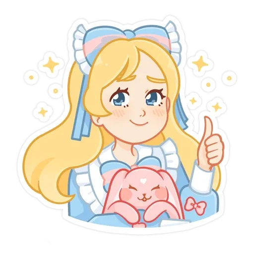 Sticker from the "долли без надписей" sticker pack