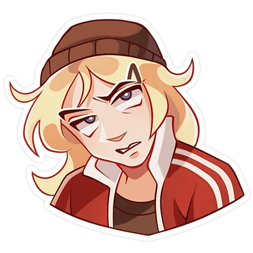 Sticker from the "Женя без надписей" sticker pack