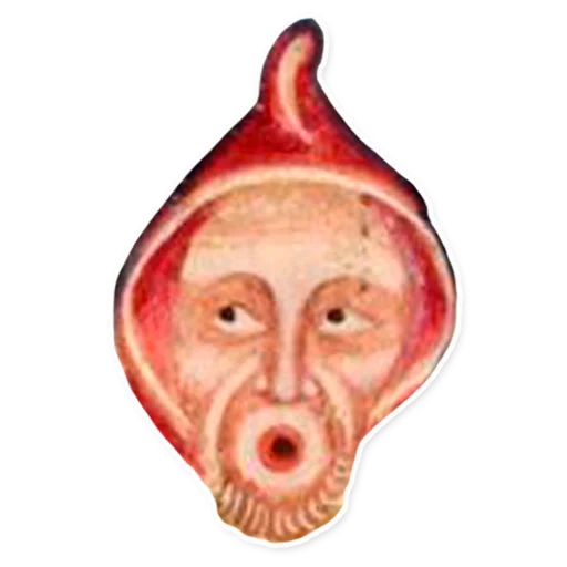 Sticker from the "suffering medieval faces" sticker pack