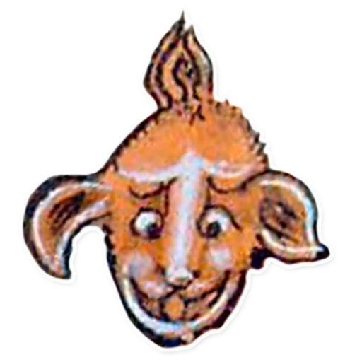 Sticker from the "suffering medieval faces" sticker pack