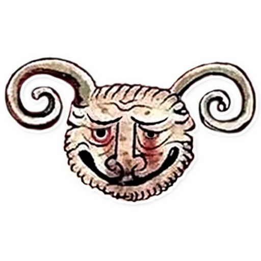 Sticker from the "suffering medieval faces" sticker pack