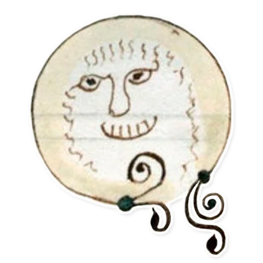 Sticker from the "suffering medieval faces" sticker pack