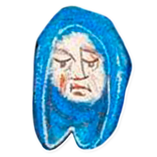 Sticker from the "suffering medieval faces" sticker pack