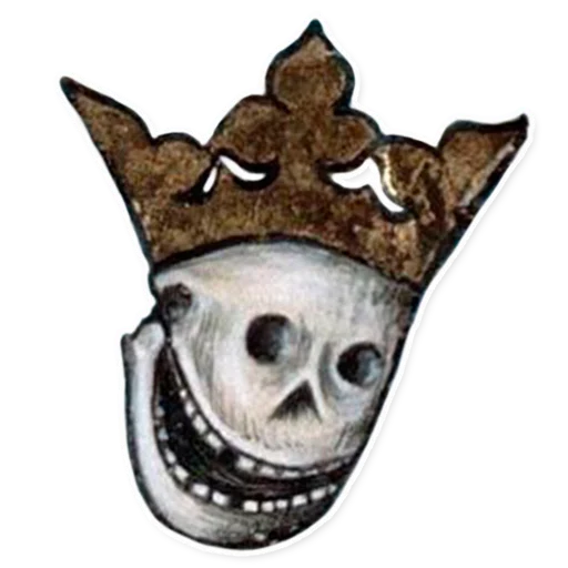 Sticker from the "suffering medieval faces" sticker pack